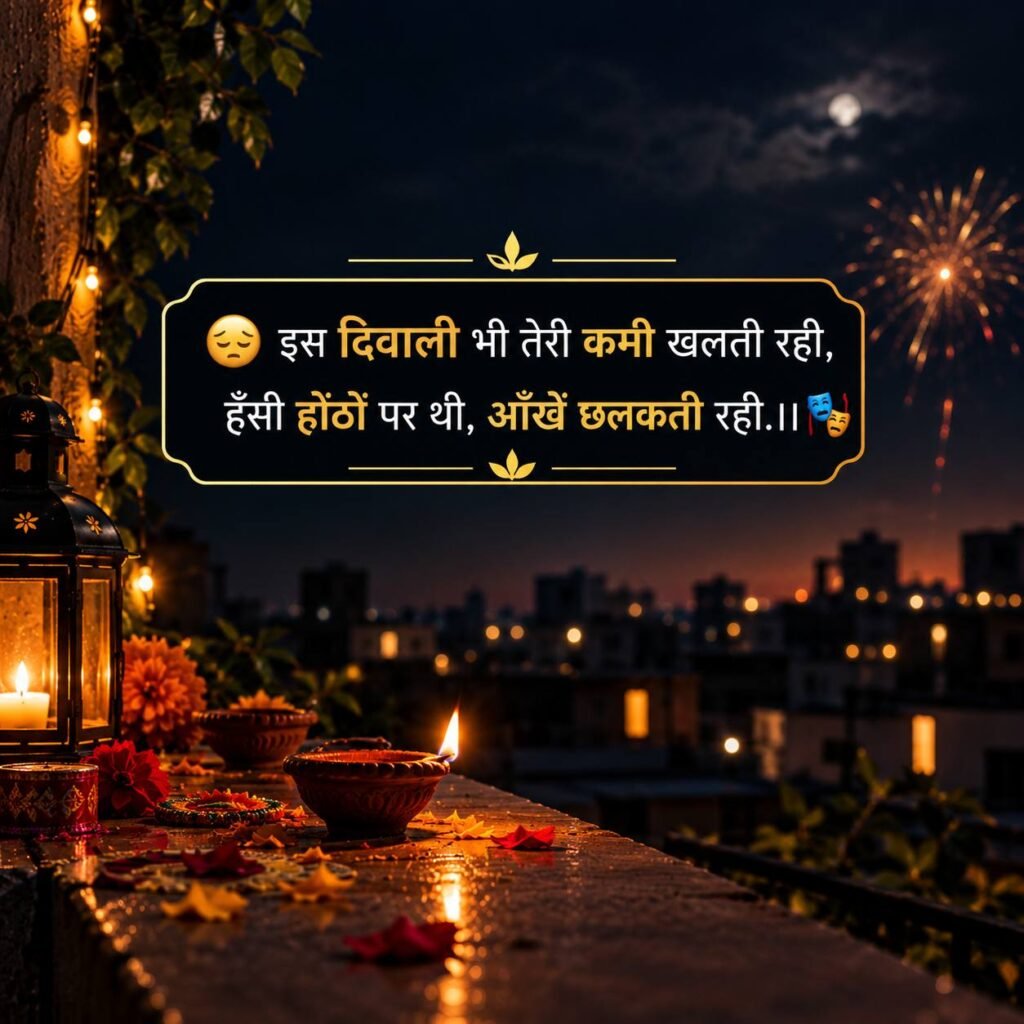 Alone Diwali Shayari in Hindi