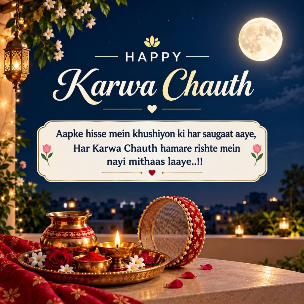 Happy Karwa Chauth Wishes in English