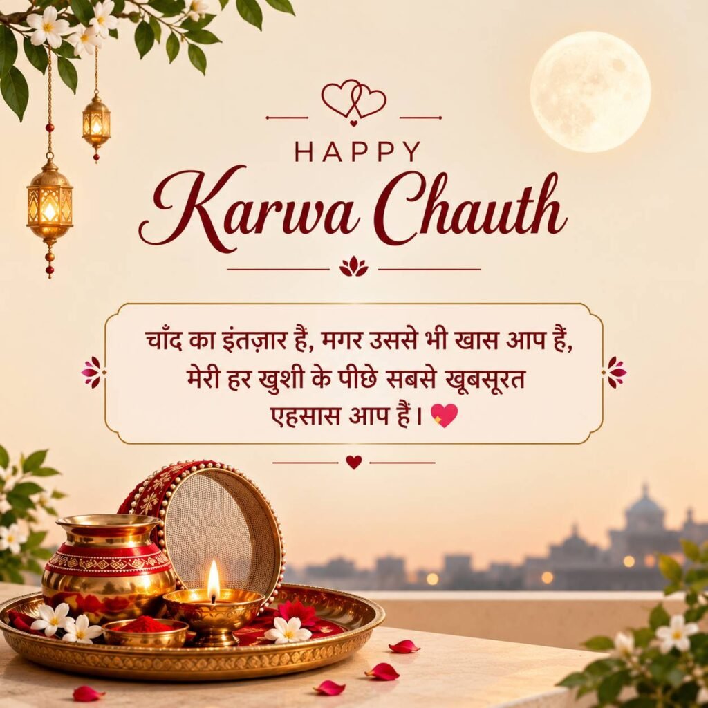 Karwa Chauth Wishes for Husband