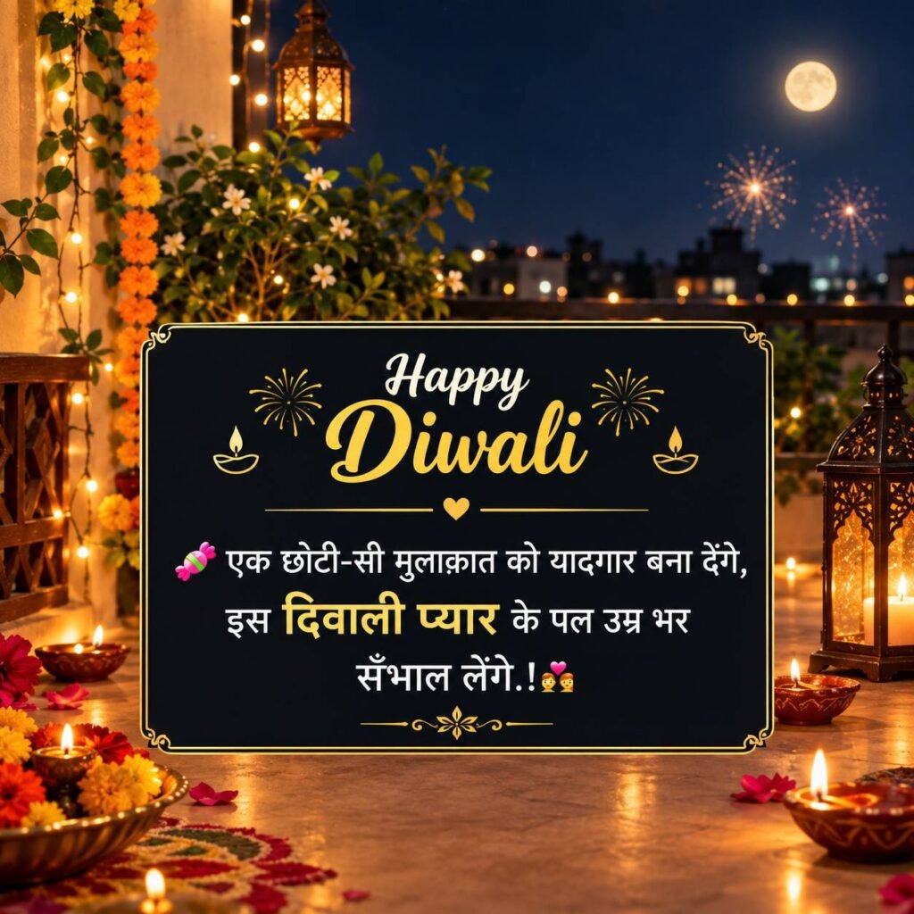 Romantic Diwali Shayari in Hindi